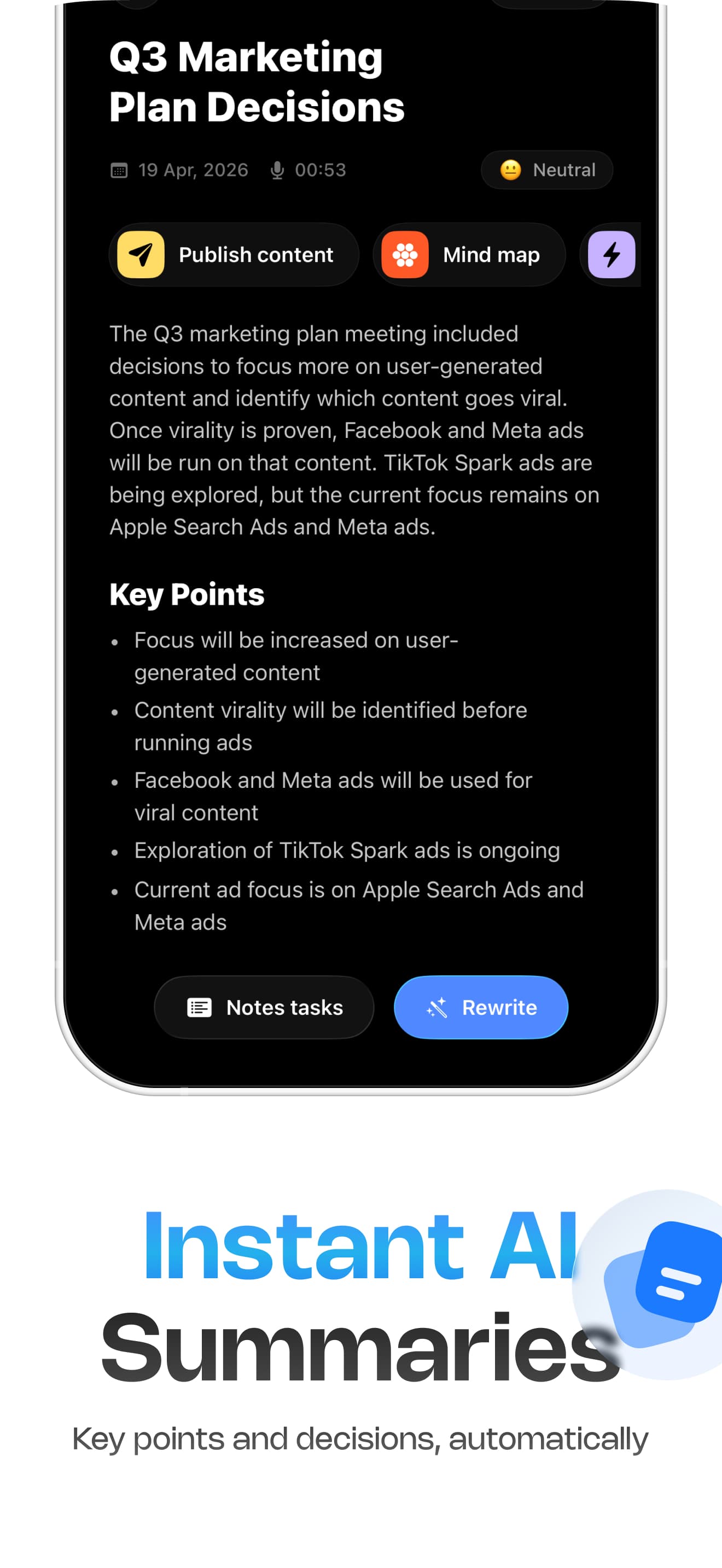 Loominote app editor screenshot